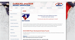 Desktop Screenshot of carolinahockey.org